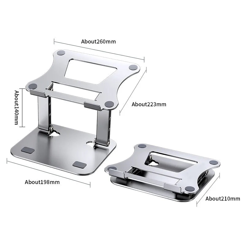 Support laptop plateau