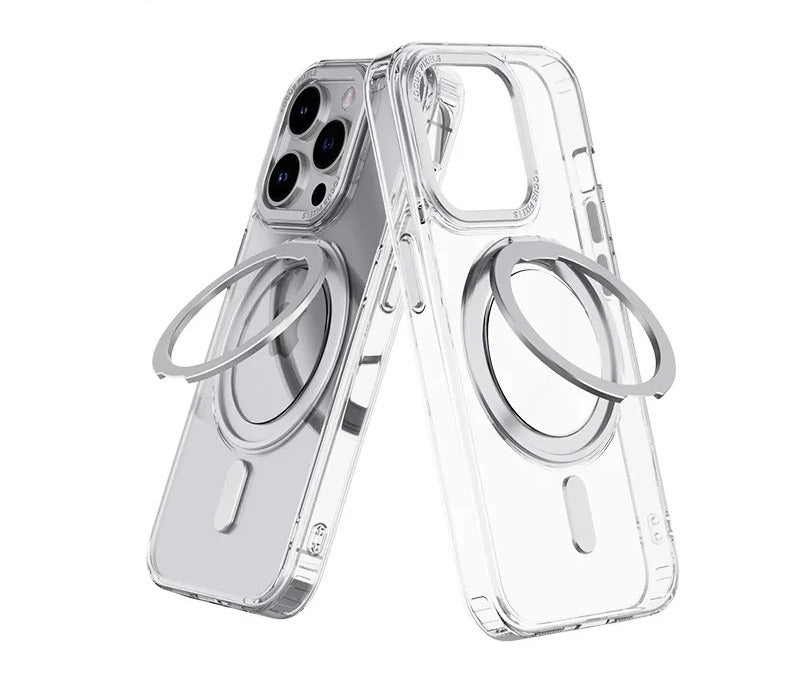 Coque magnétique avec support rotatif
