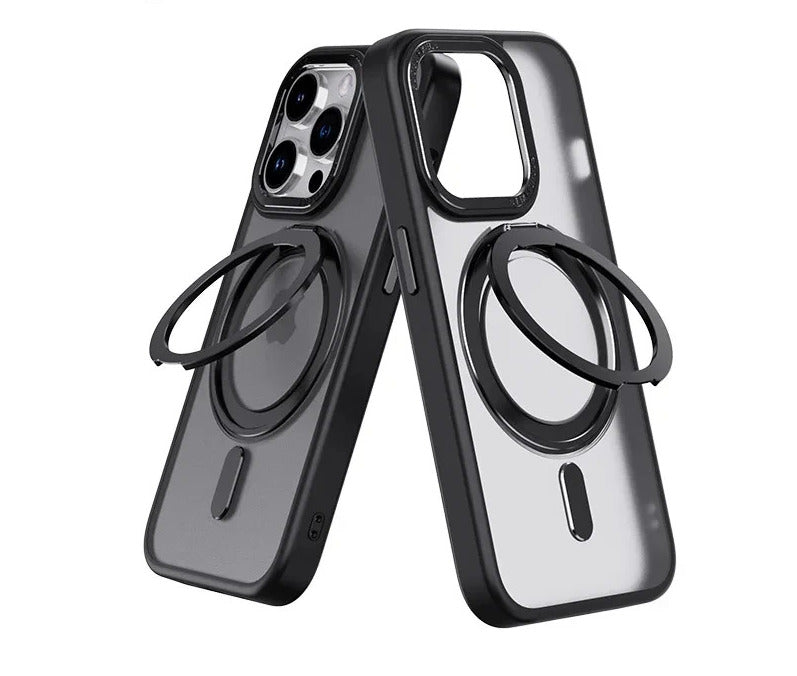 Coque magnétique avec support rotatif